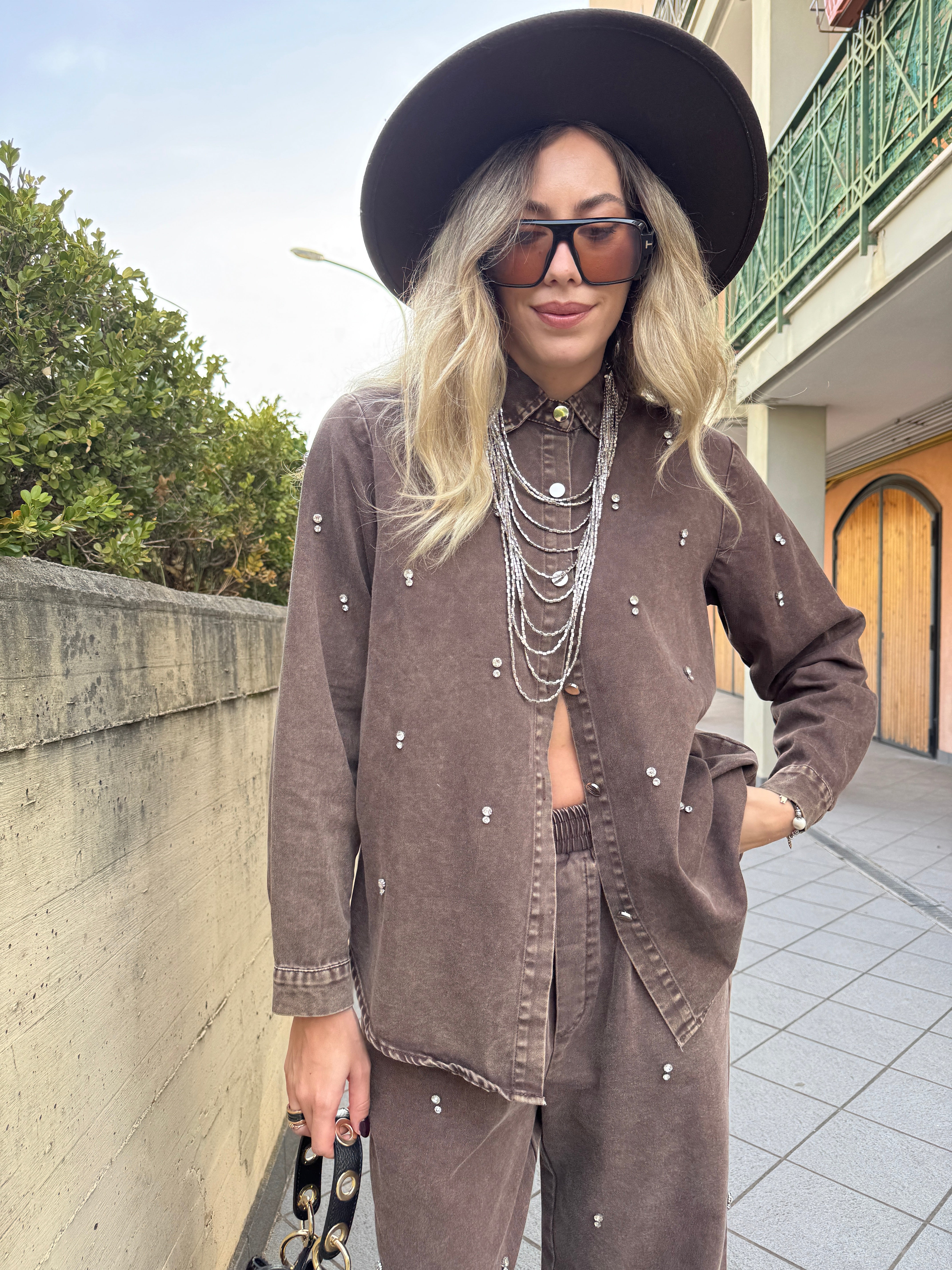 Coordinato Denim chocolate