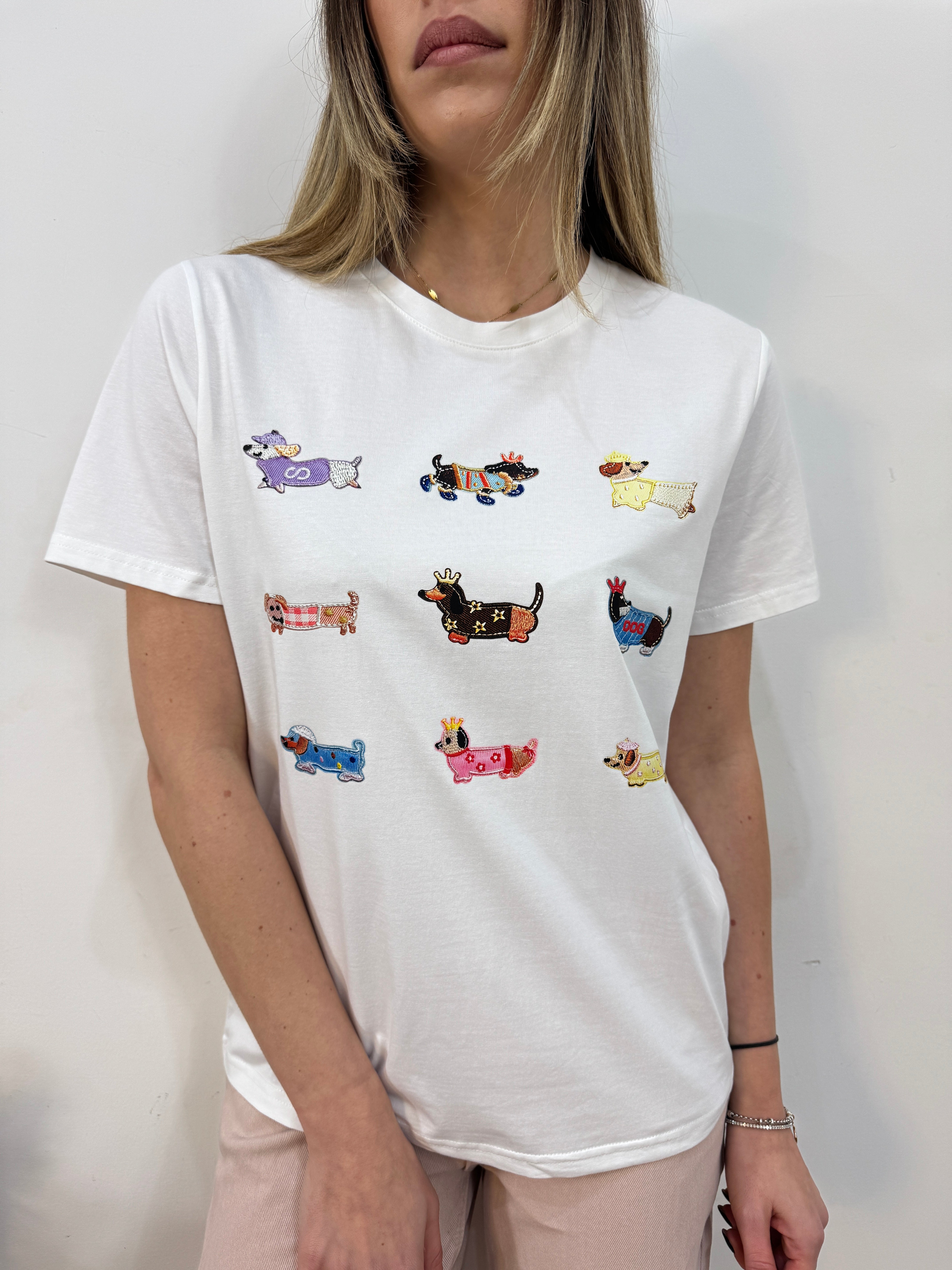 T shirt multi bassotto