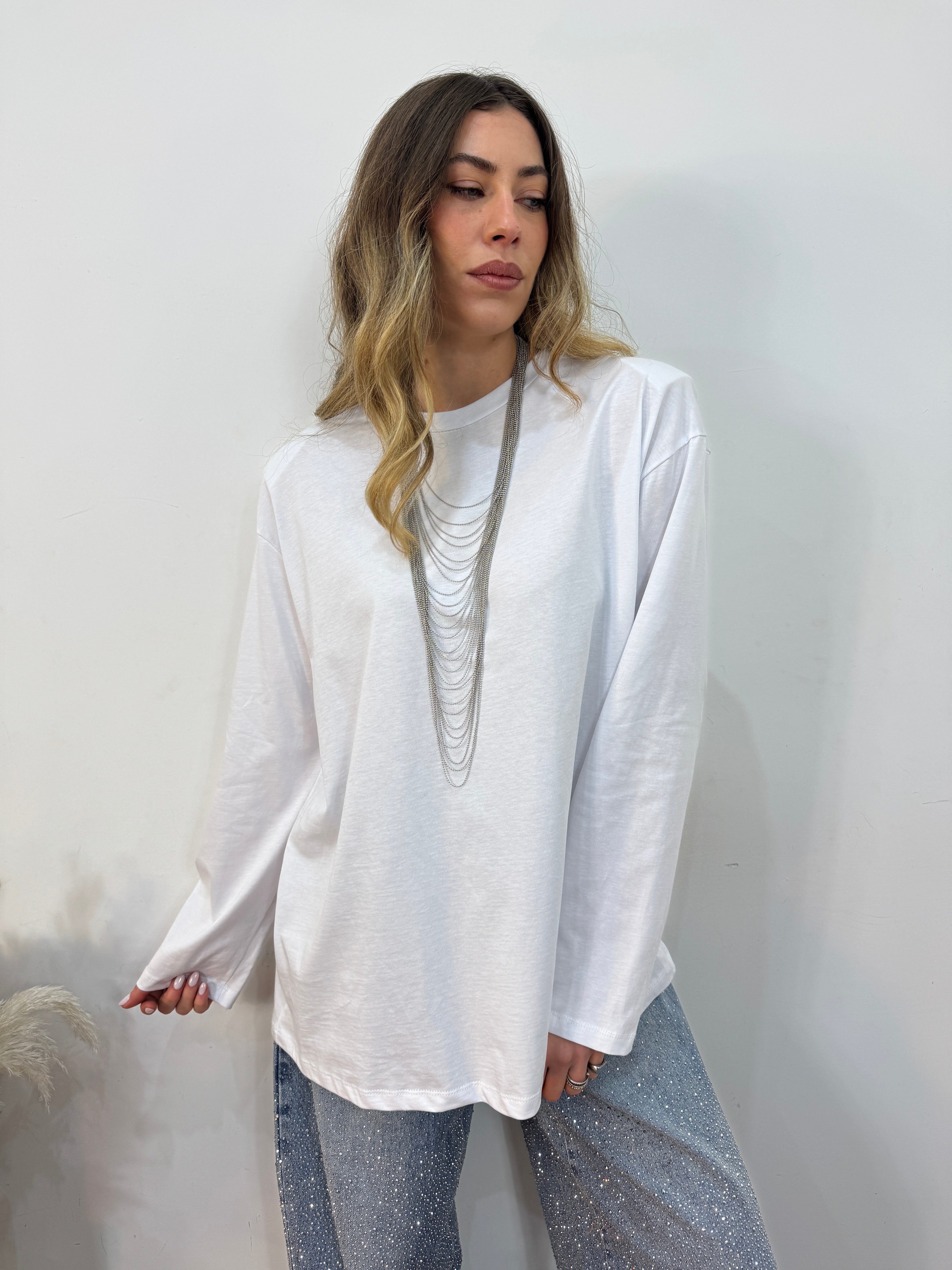 Maglia Spalline girocollo