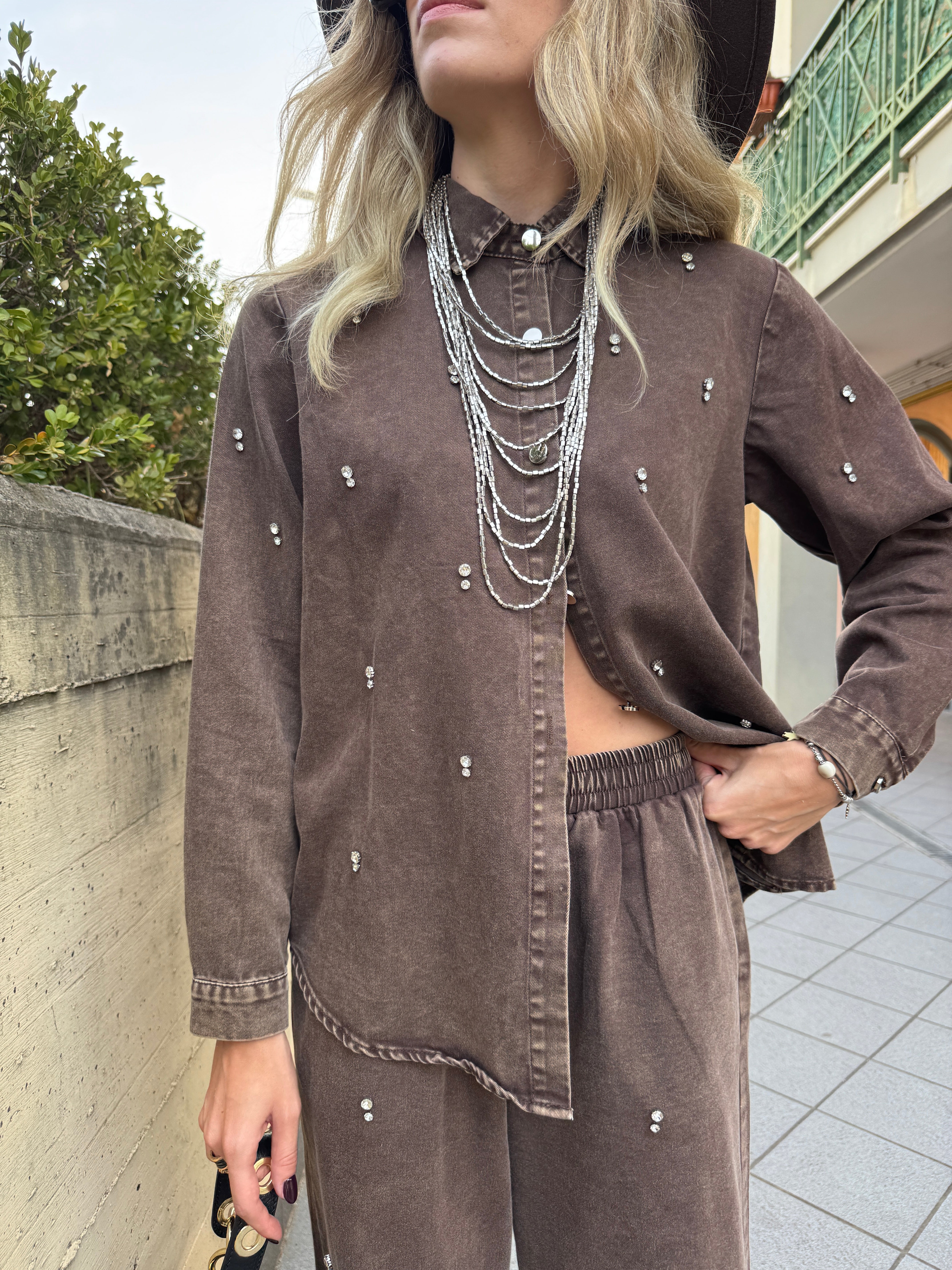 Coordinato Denim chocolate